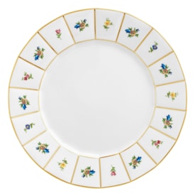 Fürstenberg, Grecque mille fleurs, Dinner plate, medium
