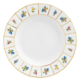 Fürstenberg, Grecque mille fleurs, Soup plate