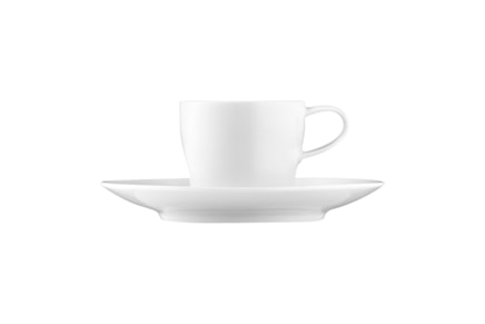 Fürstenberg, Auréole white, Espresso cup and saucer