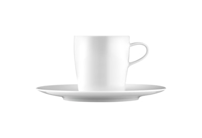 Fürstenberg, Auréole white, Coffee cup and saucer