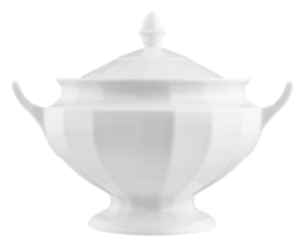 Fürstenberg, Grecque white, Casserole with lid