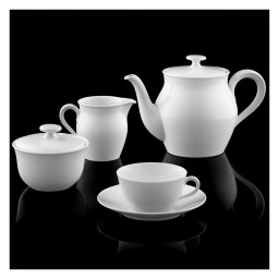 Fürstenberg, Wagenfeld white, Tea cup and saucer