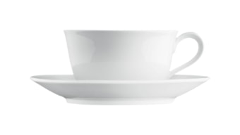 Fürstenberg, Wagenfeld white, Cappuccino cup and saucer