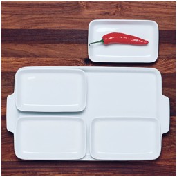 Fürstenberg, Wagenfeld white, Partitioned dish, 5 pieces