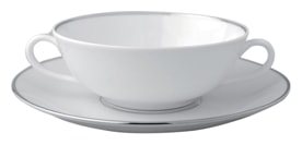 Bernardaud, Cristal, Cream soup cup and saucer