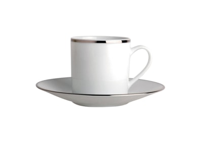 Bernardaud, Cristal, Coffee cup and saucer