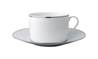 Bernardaud, Cristal, Breakfast cup and saucer