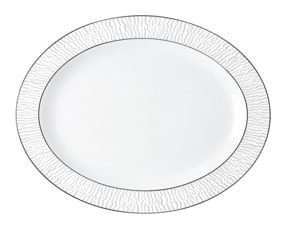 Bernardaud, Dune platine, Oval platter, medium
