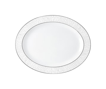 Bernardaud, Dune platine, Oval platter, small