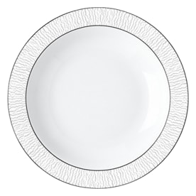 Bernardaud, Dune platine, Deep round dish