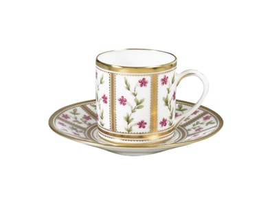Bernardaud, Roseraie, Coffee cup and saucer