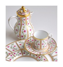 Bernardaud, Roseraie, Coffee cup and saucer