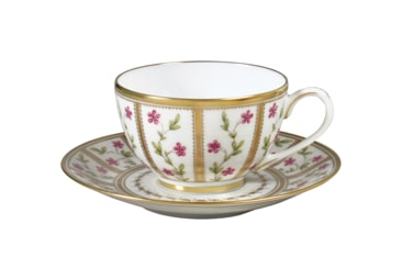 Bernardaud, Roseraie, Tea cup and saucer