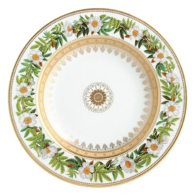 Bernardaud, Botanique, Rim soup plate, rosehip flower