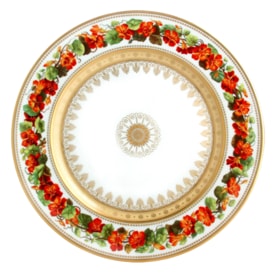 Bernardaud, Botanique, Dinner plate, nasturium