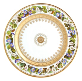 Bernardaud, Botanique, Dinner plate, morning glory