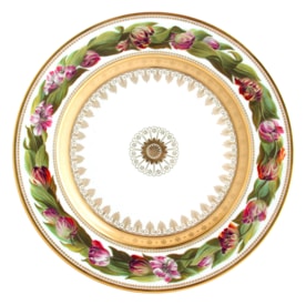 Bernardaud, Botanique, Dinner plate, tulip