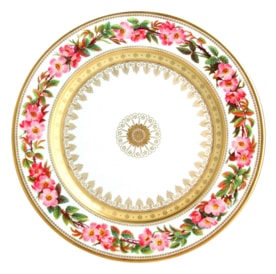 Bernardaud, Botanique, Dinner plate, wild rose