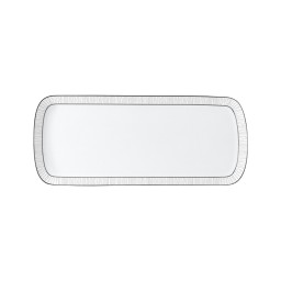 Bernardaud, Dune platine, Rectangular cake platter