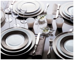 Bernardaud, Dune platine, Dinner plate