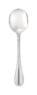 Christofle, Rubans, silver plated, Cream soup spoon