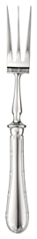 Christofle, Rubans, silver plated, Carving fork