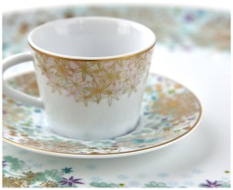 Bernardaud, Féerie, Tea cup and saucer gift set