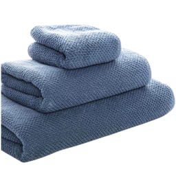 Graccioza, Bee Waffle towels, Euro hand towel, cobalt