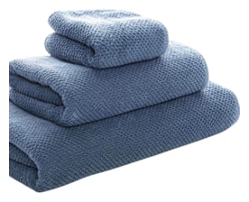 Graccioza, Bee Waffle towels, Euro hand towel, cobalt