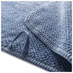 Graccioza, Bee Waffle towels, Euro hand towel, cobalt