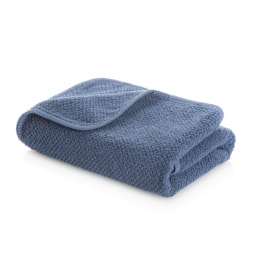 Graccioza, Bee Waffle towels, Euro hand towel, cobalt