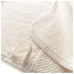 Graccioza, Bee Waffle towels, Euro guest towel, natural