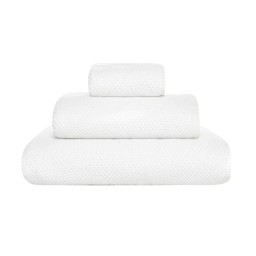 Graccioza, Bee Waffle towels, Euro guest towel, white