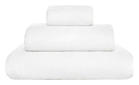 Graccioza, Bee Waffle towels, Euro guest towel, white