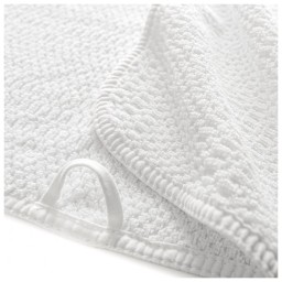 Graccioza, Bee Waffle towels, Euro guest towel, white