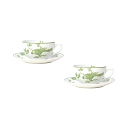 Bernardaud, ALBERTINE, Set of 2 breakfast cup and saucer