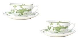 Bernardaud, ALBERTINE, Set of 2 breakfast cup and saucer