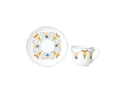Bernardaud, Trianon, Espresso cup and saucer