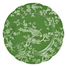 Bernardaud, ALBERTINE, Presentation plate, green