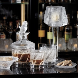 Lalique, Owl, Decanter