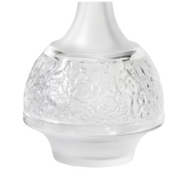 Lalique, Versailles, Set of 2 oil/vinegar cruets and tray