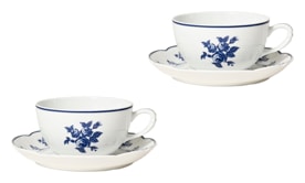 Bernardaud, Chateaubriand couleur, Tea cup and saucer set of 2