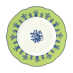Bernardaud, Chateaubriand couleur, Salad plate, almond green