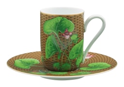Raynaud, Trésor fleuri, Espresso cup and saucer