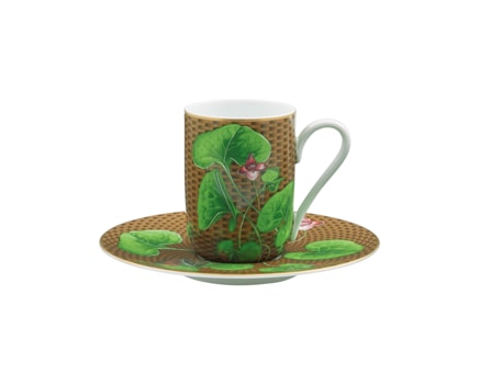 Raynaud, Trésor fleuri, Espresso cup and saucer