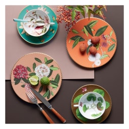 Raynaud, Trésor fleuri, Espresso cup and saucer