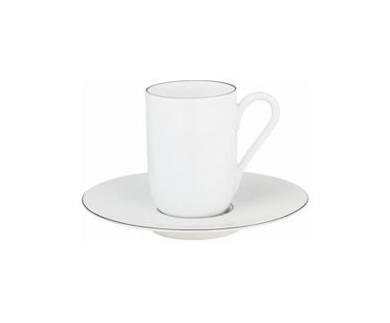Raynaud, Monceau Platinum, Espresso cup and saucer