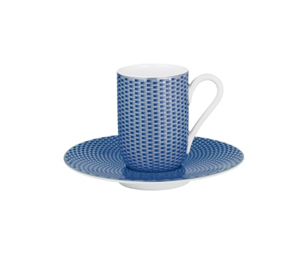 Raynaud, Trésor bleu, Espresso cup and saucer
