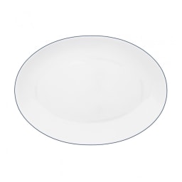 Raynaud, Monceau Abysses Blue, Oval platter, medium