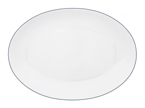 Raynaud, Monceau Abysses Blue, Oval platter, medium